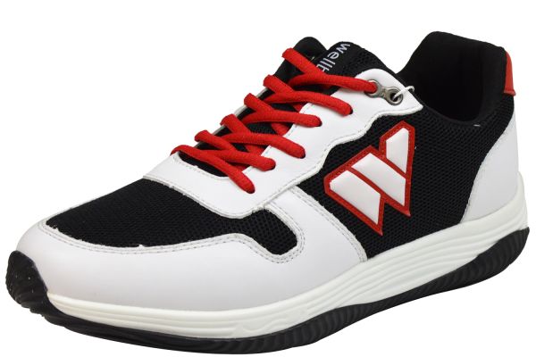 Wellbe Sydney Unisex Sneaker schwarz weiß rot