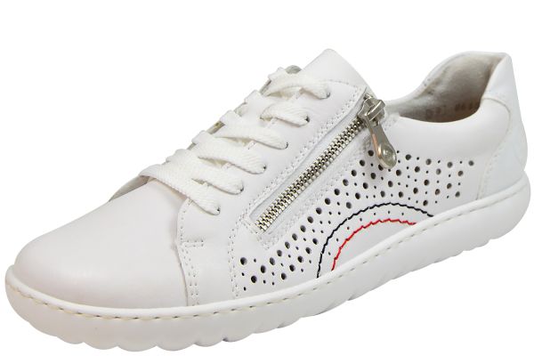 Rieker 52824-80 Damen Sneaker weiß