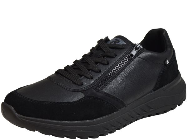 Rieker U0101-00 Evolution Herren Schuhe / seitlicher Reißverschluss schwarz