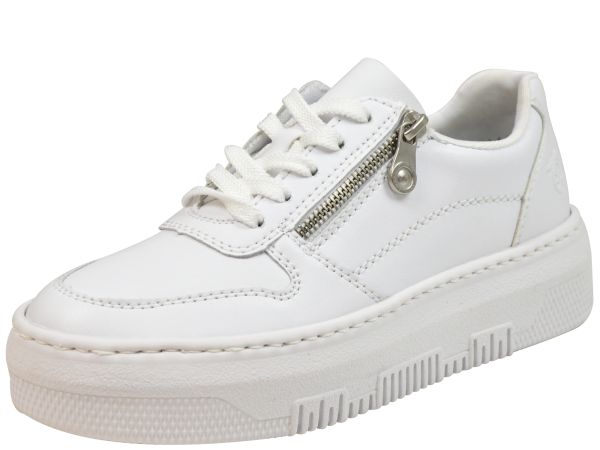 Rieker LITE M1903-80 Damen Plateau Sneaker weiß